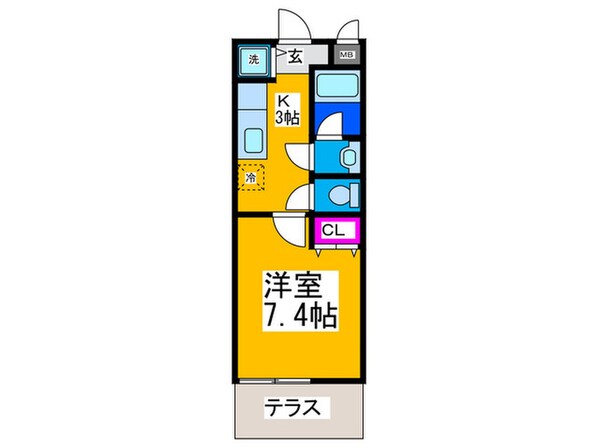 フジパレス水池の物件間取画像